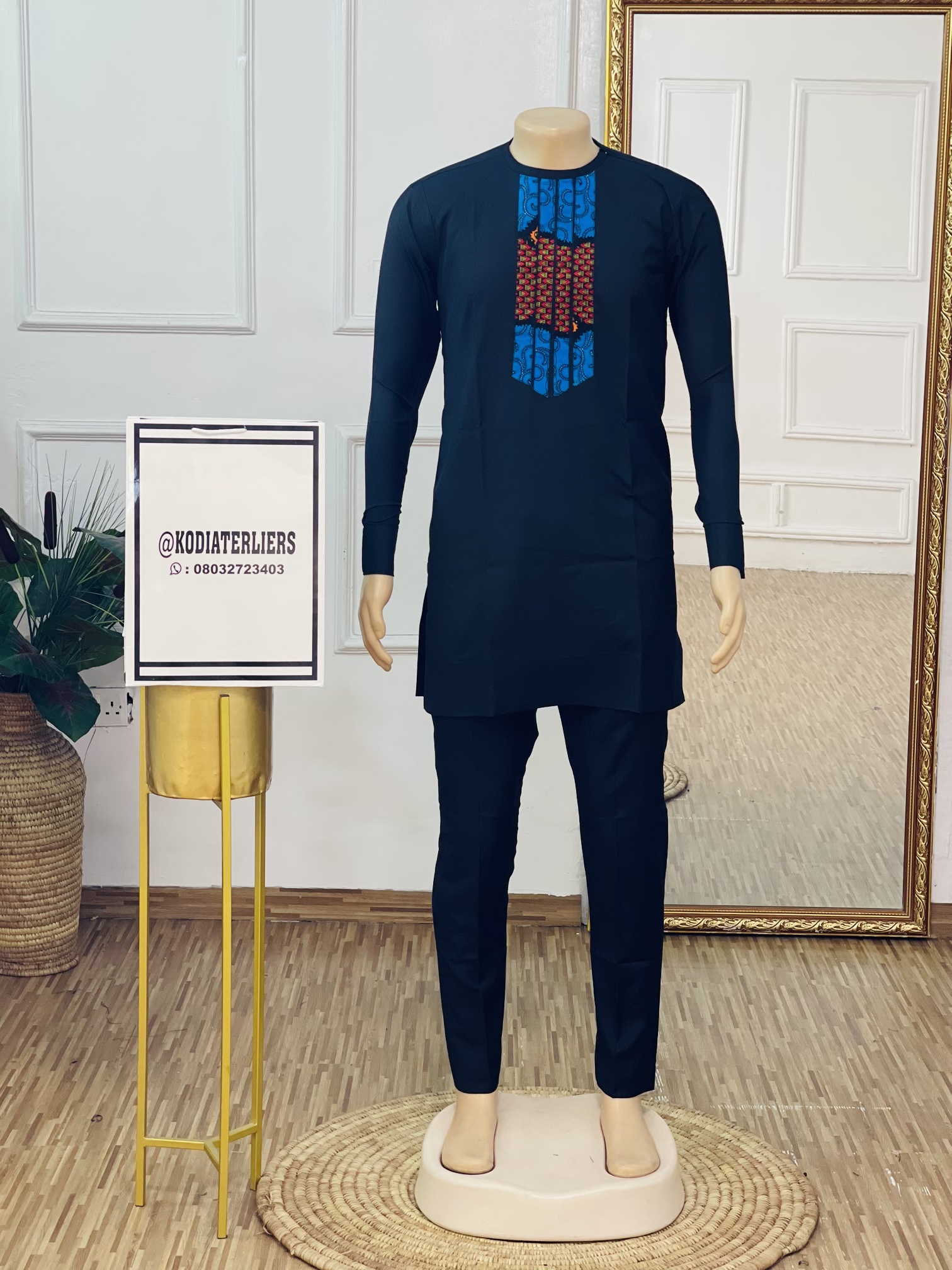 African printed 2 piece Longsleeves 90k @ 1.5kg