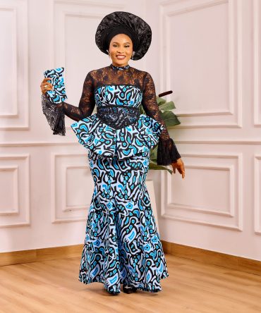 KDA GORED SKIRT AND PEPLUM BLOUSE