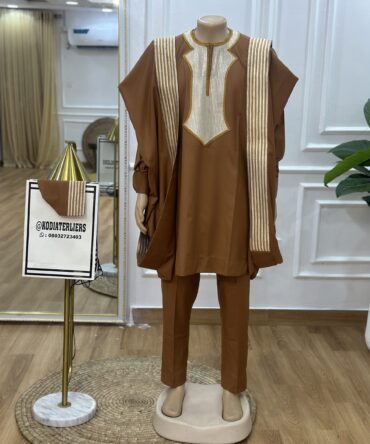 KDA 3 PIECE AGBADA SET