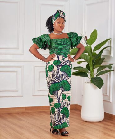 KDA LONG DRESS WITH DETACHABLE PEPLUM