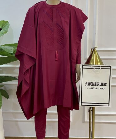 KDA 3 PIECE AGBADA SET